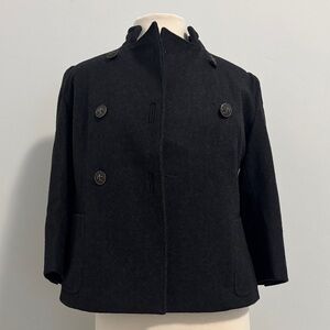 Stylish Black Double-Breasted Coat